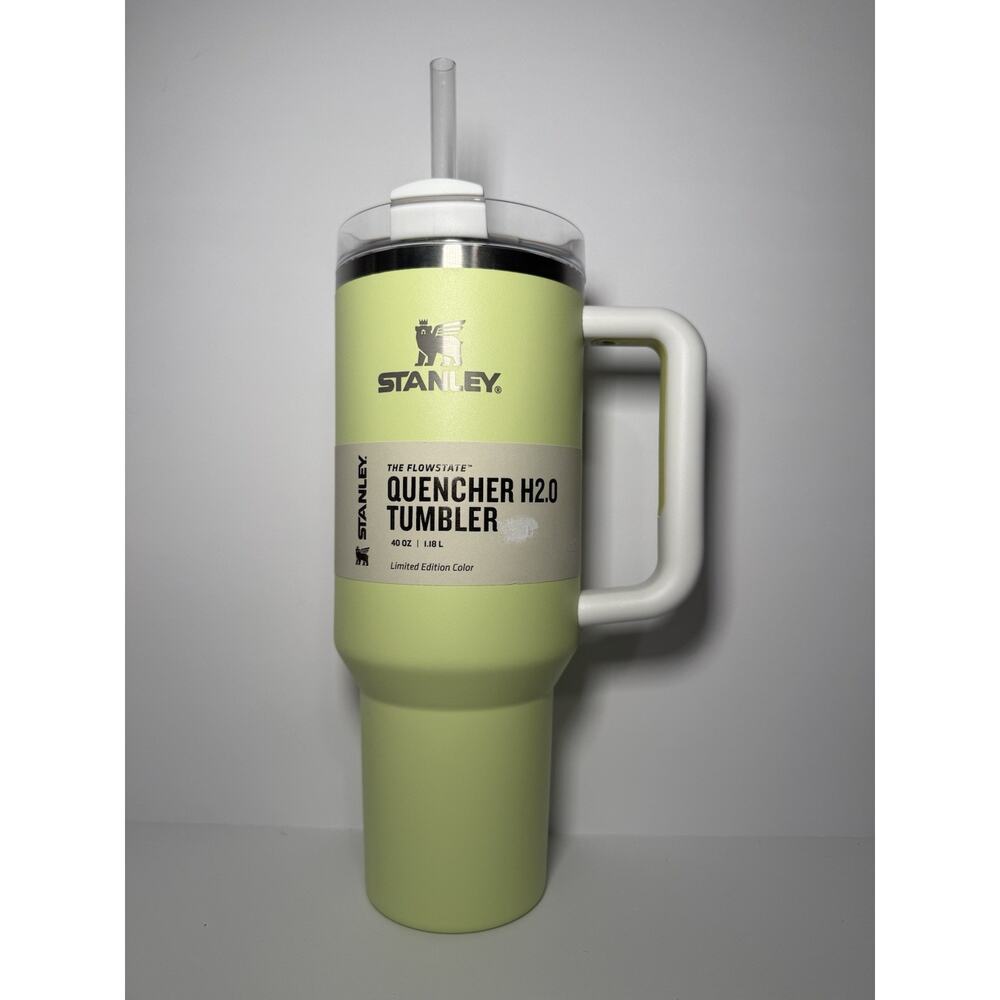 Stanley X Target Exclusive Colorblock CITRON GREEN 40oz Quencher Tumbler BNWT